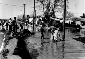 hammond avenue east of dry creek canal in 1958