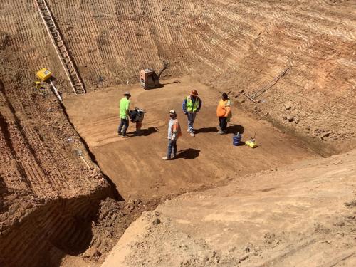 Pump Intake structure excavation